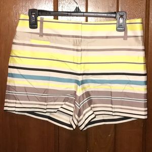 LOFT Multicolored Riviera Shorts Size 0
